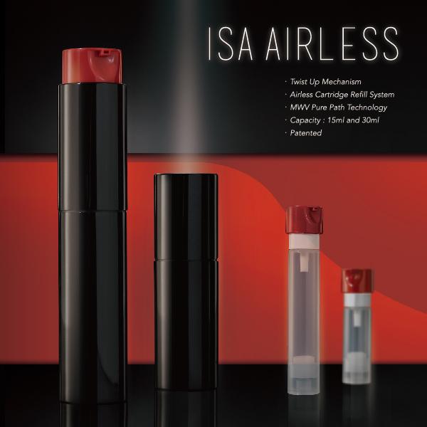 Twist-Up Airless Packaging : ISA AIRLESS
